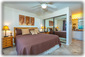 Beautiful tropical Master bedroom with Authentic Hawaiian Art - Ekolu 607