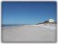 The white sand beach of Cape San Blas looking north.