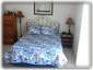 Queen BR:  Private Porch & Bathroom, TV/VCR