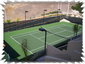 View of tennis court from condo