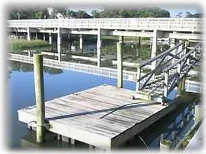 View of Dock from Patio