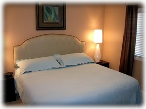 Bedroom #2 has a king bed