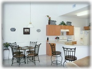 View from Lounge to Breakfast Nook