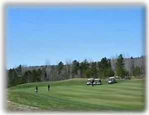 Golfing at the Quarry.