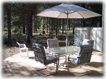 Brand new trex deck with BBQ
