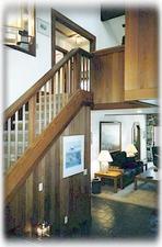 Staircase  to upper bedrooms and Suite