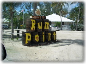 Rum Point Beach across the road
