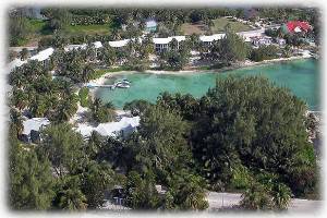 Aerial view of the Island Houses of Cayman Kai