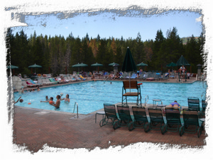 One of the pools at Trout Creek