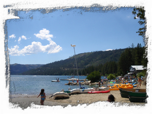 semi private beach access with kayak rentals