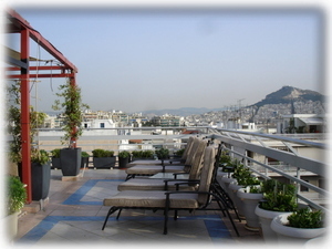 Take a break from it all, relax with a book on the Acropolis view terrace