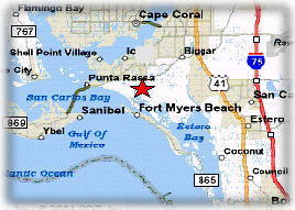 .. just 5 minutes from Ft Myers Beach, 10 from Sanibel & Captiva !