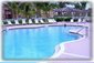 ... HUGE pool and sundeck, and relaxing jacuzzi within 150 steps of our unit ...