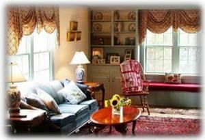 Comfortably elegant living room.  Salt Water Views! 