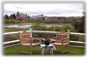 Heaven! Upper lawn deck, one of the many vantage spots to enjoy the views.