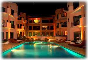 Court Yard at night