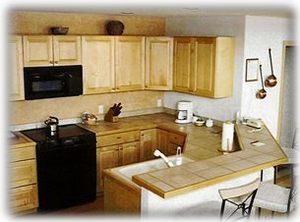 All conveniences in a full stocked, gourmet kitchen