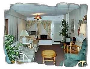 Tropical decor in air conditioned comfort