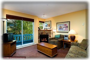 Living Area With Mountain Views