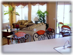 Large kitchen with island (but ours is Bahama Island)