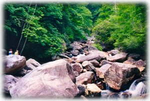 Whitewater River near Lake Jocassee SC