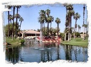 One of the many gorgeous views inside Palm Valley Country Club