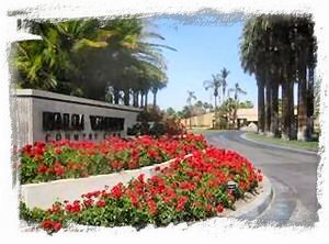 Entrance to Palm Valley CC filled with sunshine, privacy and character