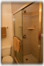 Second private full bathroom with walk in shower for your guest