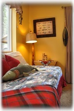 ... with an extra twin bed and Fred the Fish...