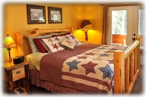 The king size Master Suite with private balcony
