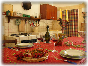 The country kitchen, ground floor apartment