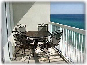 Balcony overlooking the Gulf