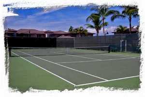 Tennis Court on the grounds