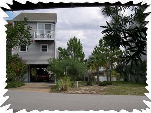 Front of Dolphins Dance with gulf view balcony