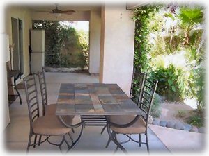 Covered Patio with Mister System