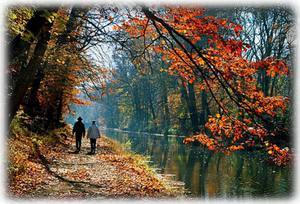 The nearby Delaware Canal Towpath, captured by local photographer Ruth Taylor.