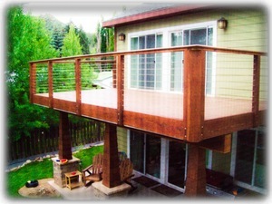 Master Deck and Backyard Patio