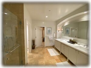 Master Bathroom 1 with Double Sinks & Jacuzzi Tub