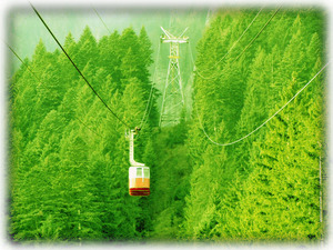 Cable cabin nearby goes up to 2000m