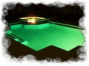 Pool at night