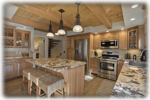 Kitchen, wine bar & guest pantry