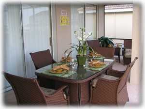 Enjoy your breakfast on the covered lanai