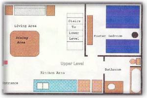 Upper level floor plan