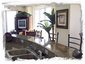 Living Room Overlooking Beach and Gulf from Kitchen 