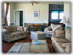 Another view of the north living room looking back toward the kitchen.