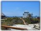 The view toward the gulf is spectacular. That's our direct beach walkway you see