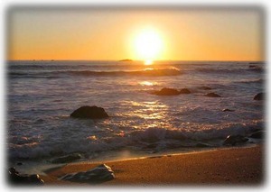 Salt Creek beach at Sunset