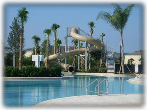 RESORT POOL SLIDE