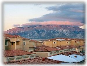 View of Sandia Mountain from Condo Balcony (picture taken from Balcony)