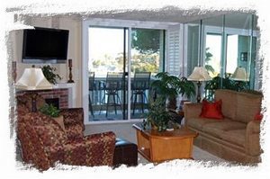 Living Room with plasma TV 